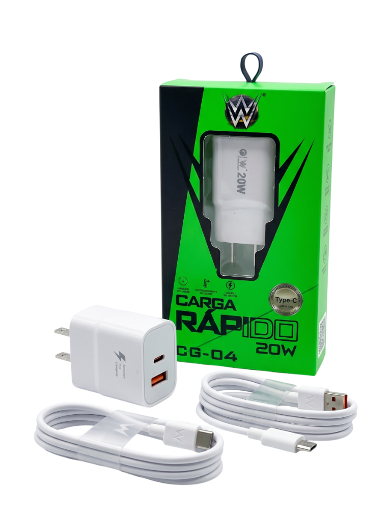 Cargador W TECNOLOGY CG-04 20W