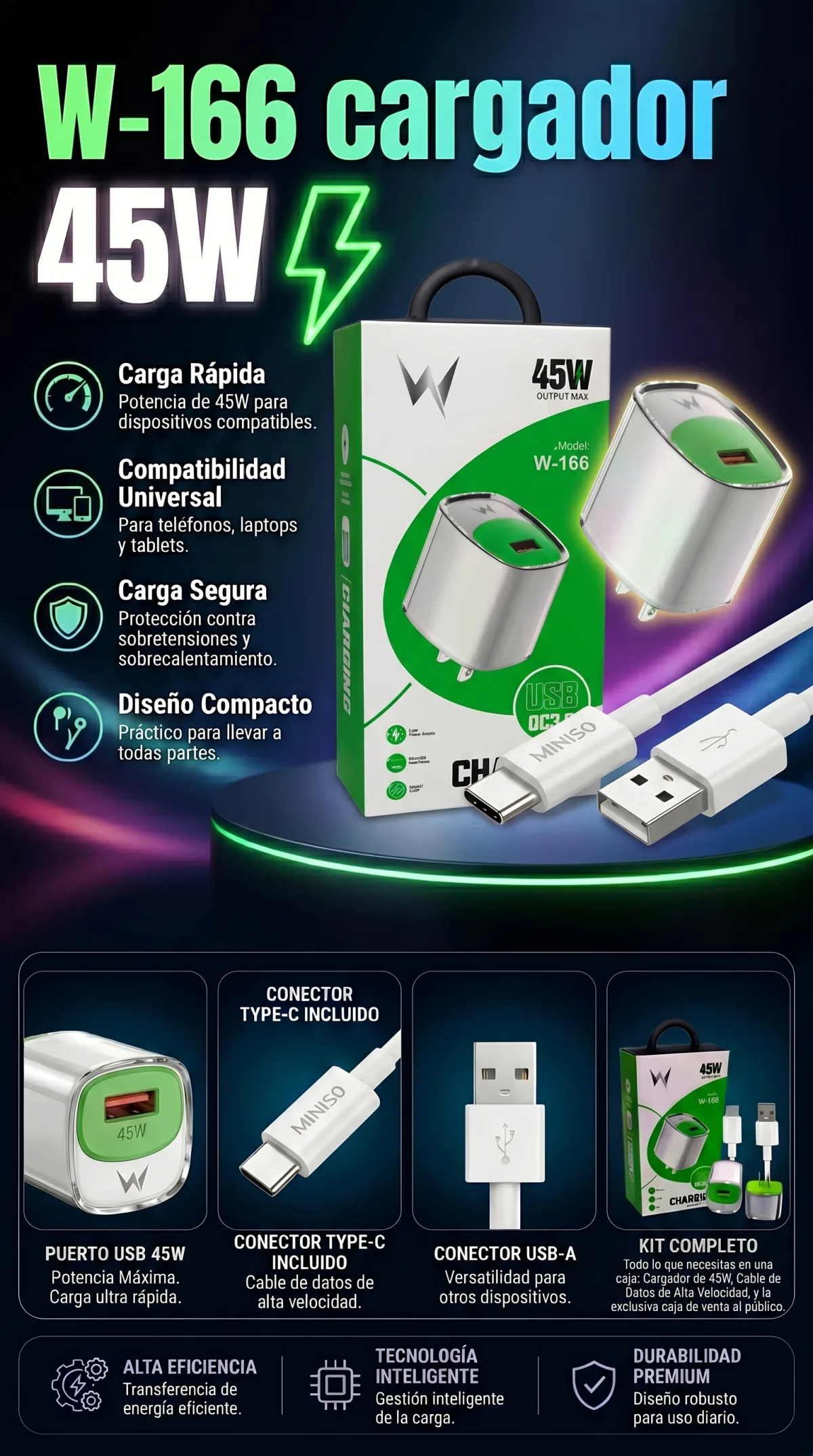 CARGADOR W-166 TC