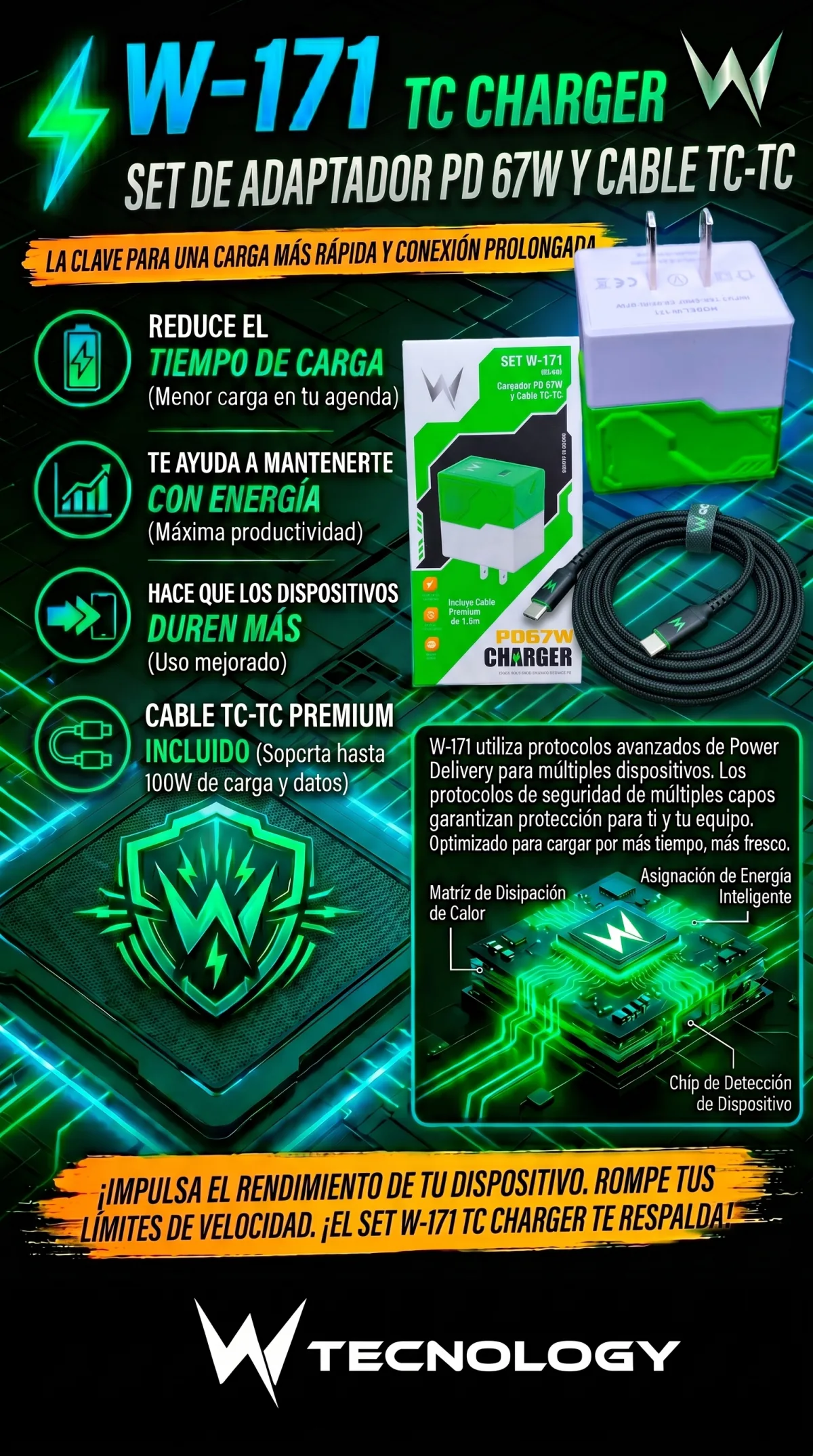 CARGADOR W-171 TC-TC