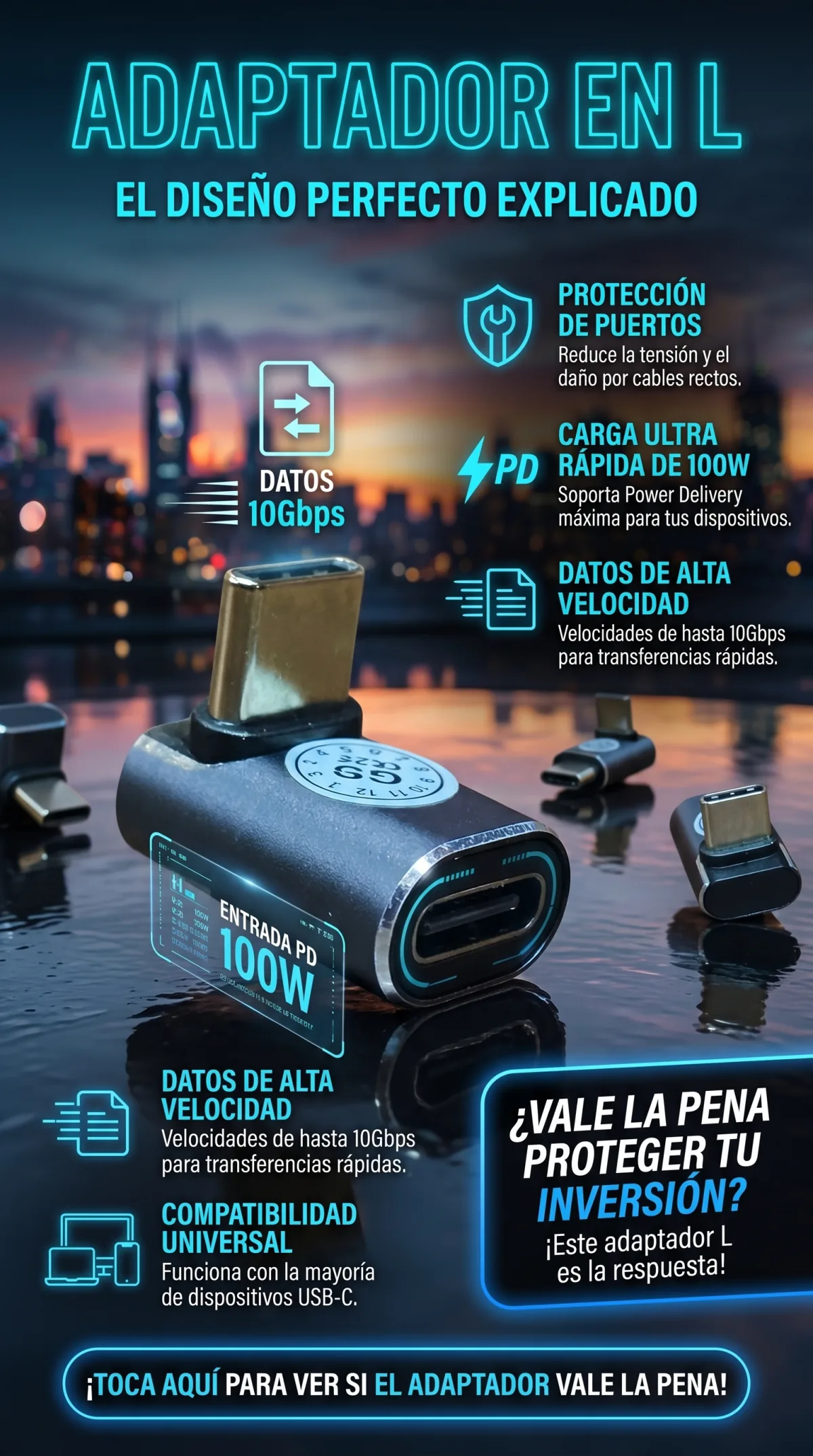 ADAPTADOR EN L