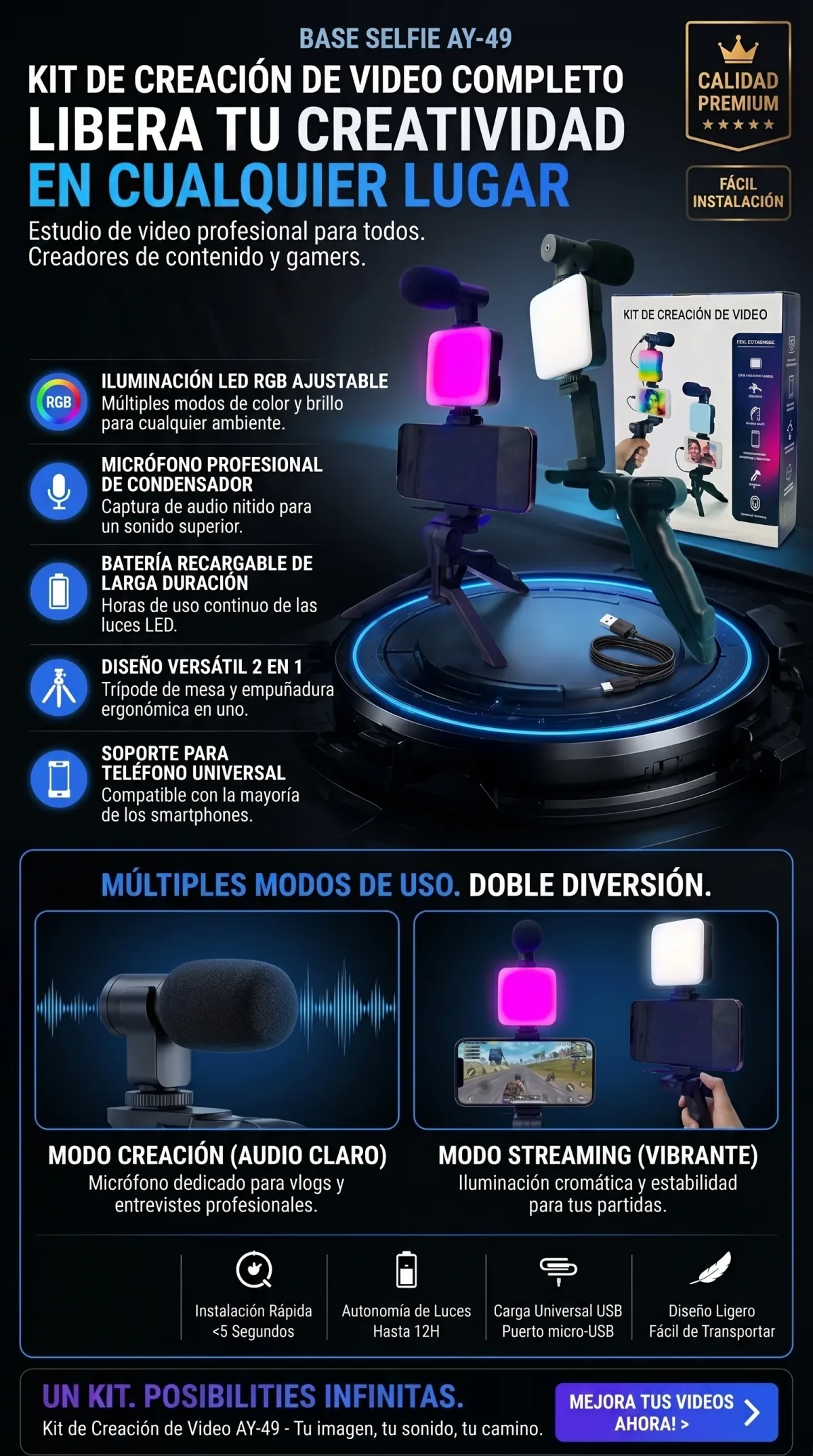 KIT DE VIDEO AY 49