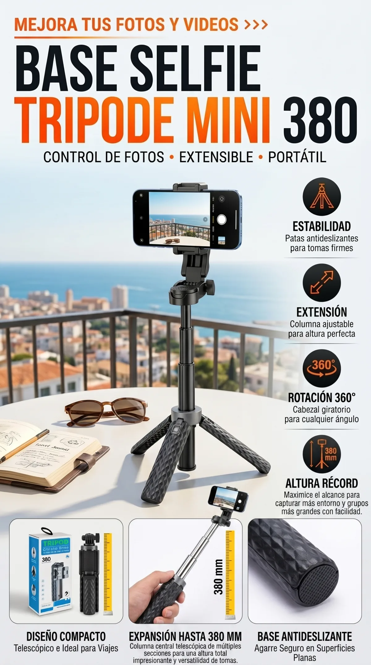 BASE MINI 380 TRIPODES