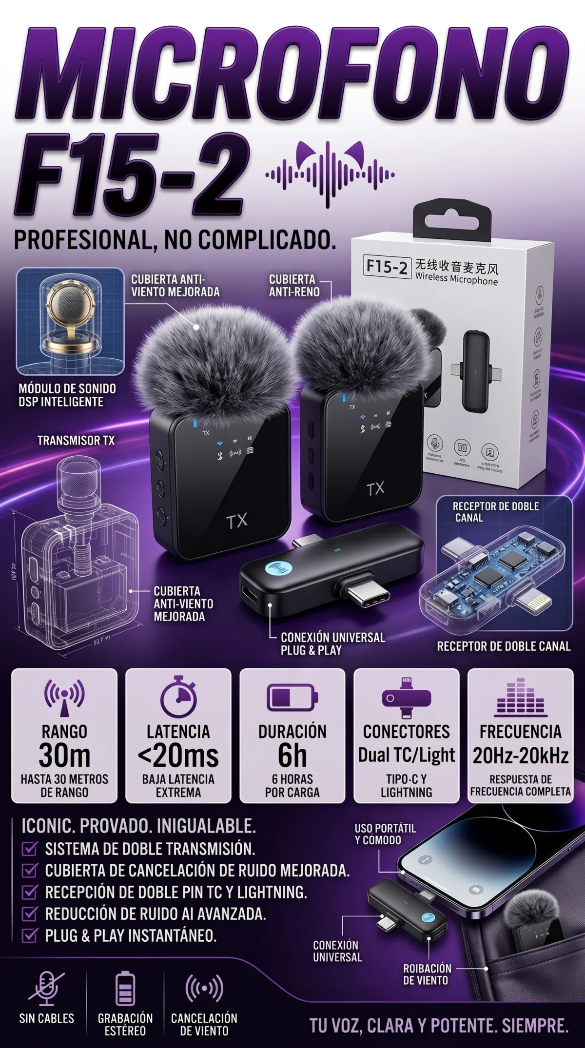 MICROFONO F15-2